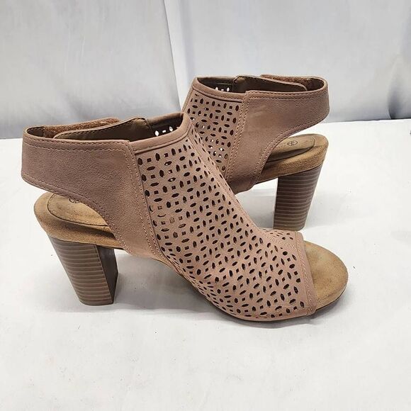 Giani Bernini Womens Joisey Rubber Peep Toe Casual, Rose Perforated Size 7 - Picture 5 of 11